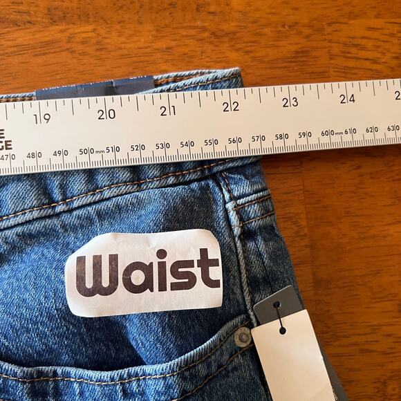 NWT Talbots Womens 22WP Plus Petite Wide Leg Crop Jean Ombre Dip Dye Frayed‎ Hem - Picture 12 of 16